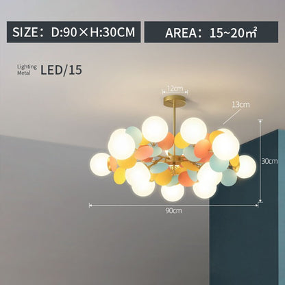 Moderni Bellissimi Soffitto LED Lampadari Acrilico Vetro