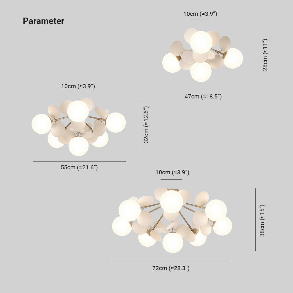 Moderni Bellissimi Soffitto LED Lampadari Acrilico Vetro