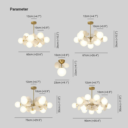 Moderni Bellissimi Soffitto LED Lampadari Acrilico Vetro