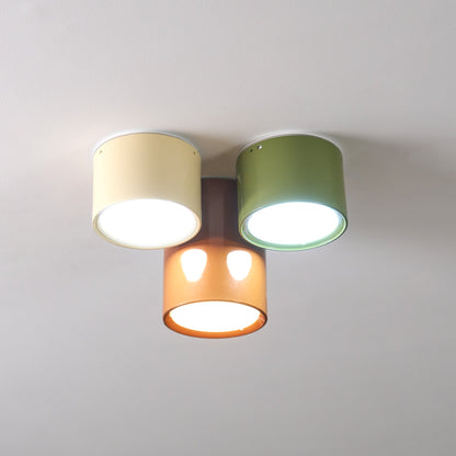 Aria Lampada da Soffitto Combinata Colorata