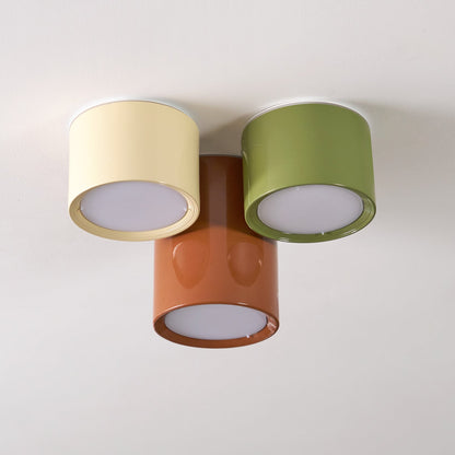Aria Lampada da Soffitto Combinata Colorata