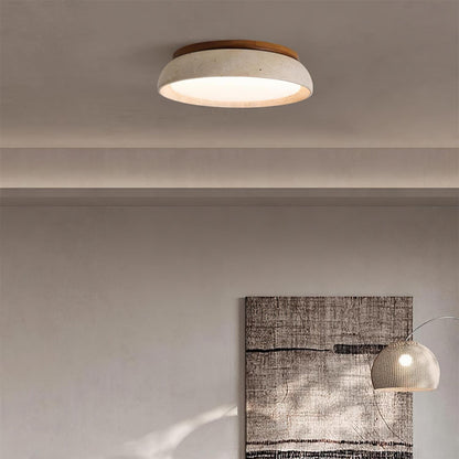Ritta Lampada da Soffitto in Pietra Travertino