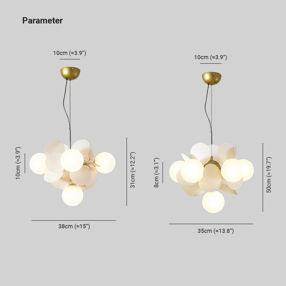 Moderni Bellissimi Soffitto LED Lampadari Acrilico Vetro