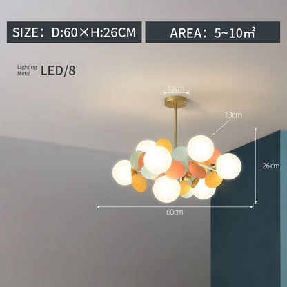 Moderni Bellissimi Soffitto LED Lampadari Acrilico Vetro